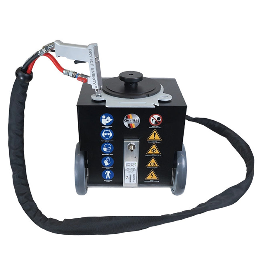 Machine de projection de glace carbonique Champ Basic, kit complet, pression de projection de 2-8 bar, besoin en air comprimé de 250-900 l/min