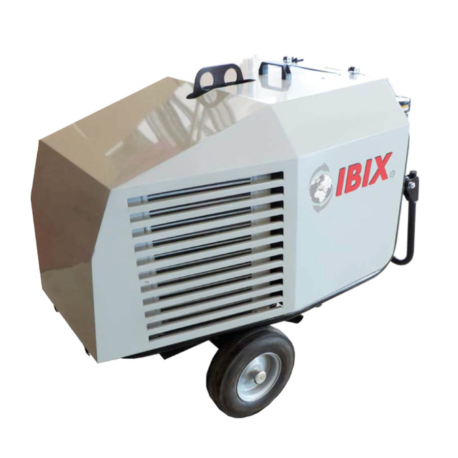 Mobil benzindrevet skruekompressor IB 2000, Honda-benzinmotor, 22 hk, 1.900 l/min, maks. 8 bar driftstryk, med køletørrer