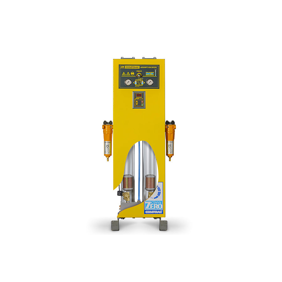Sécheur par adsorption modulaire ADM à temps de cycle fixe, point de rosée jusqu’à max. -40 °C, 16 bar, avec préfiltres et postfiltres, 0,5-1,5 m³/min