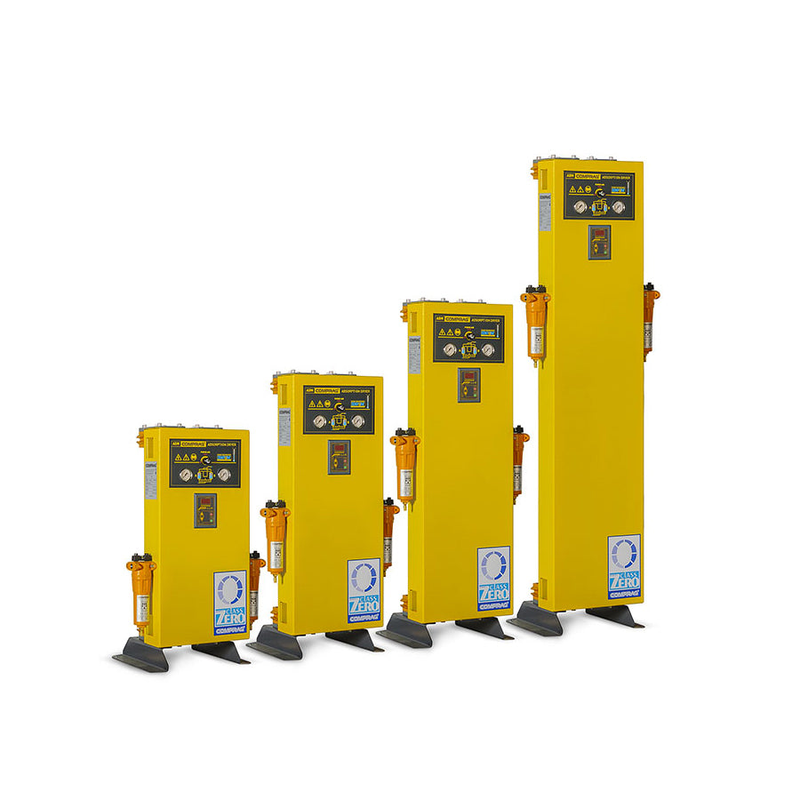 Sécheur par adsorption modulaire ADM à temps de cycle fixe, point de rosée jusqu’à max. -40 °C, 16 bar, avec préfiltres et postfiltres, 0,5-1,5 m³/min