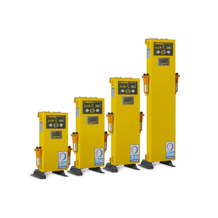 Modulare Adsorptionstrockner ADM-PDP mit Drucktaupunktsteuerung, Taupunkt bis max. -40 °C, 16 bar, mit Vor- und Nachfilter, 0,5-1,5 m³/min