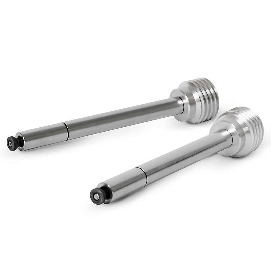 Ugello per sabbiatura interna di tubi PTC-360°L, carburo di tungsteno, lungo, filettatura grossa da 50 mm, foro dell’ugello 5 mm, lunghezza 200 mm