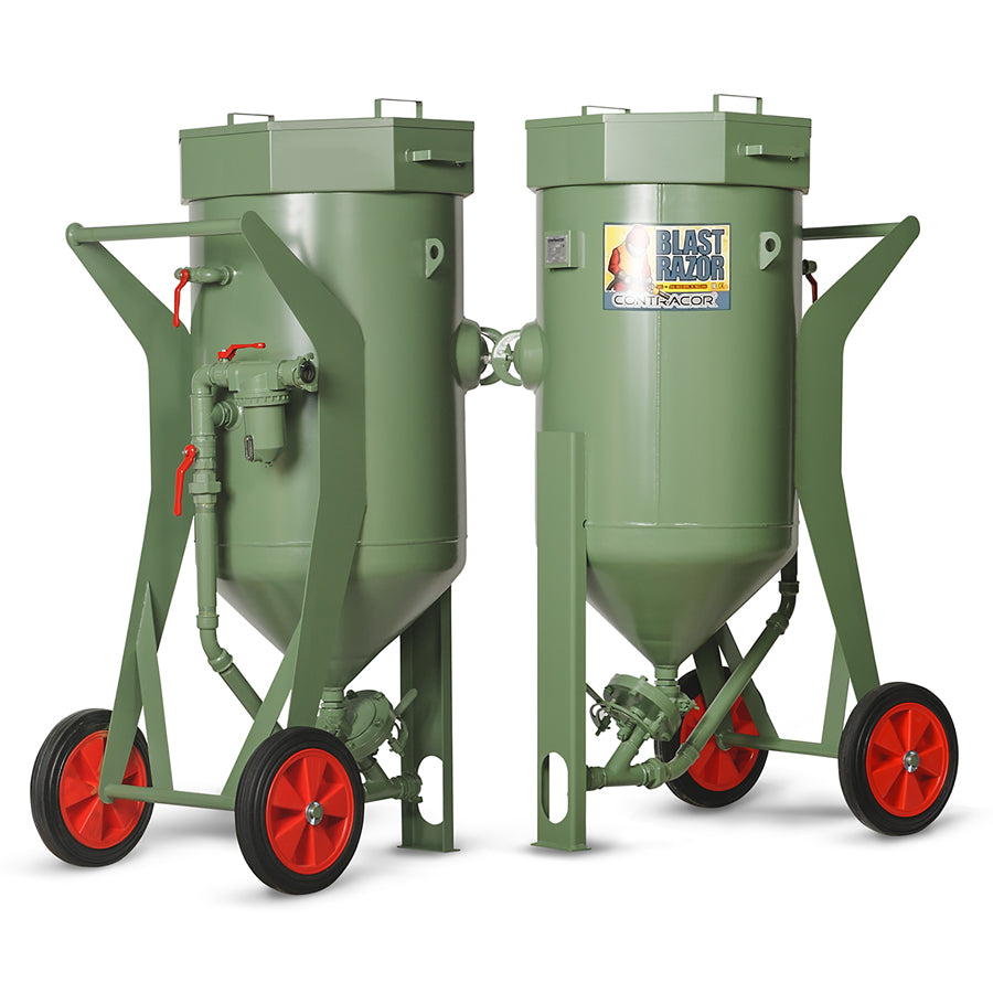 Strahlkessel BlastRazor Z-200 (200 Liter), optional mat weiderem Zoubeséier kombinéierbar