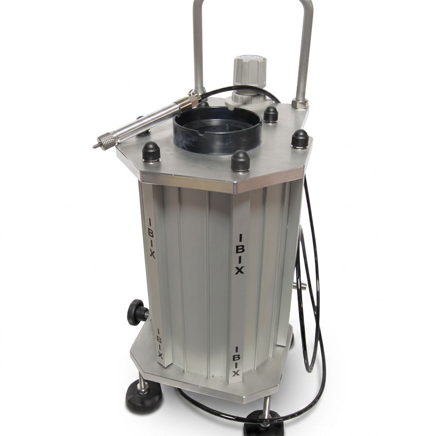 Appareil de sablage basse pression IBIX 3 Restauro, système de micro-sablage, capacité de 3 litres, pression de sablage de 0,2-7,5 bar, kit complet