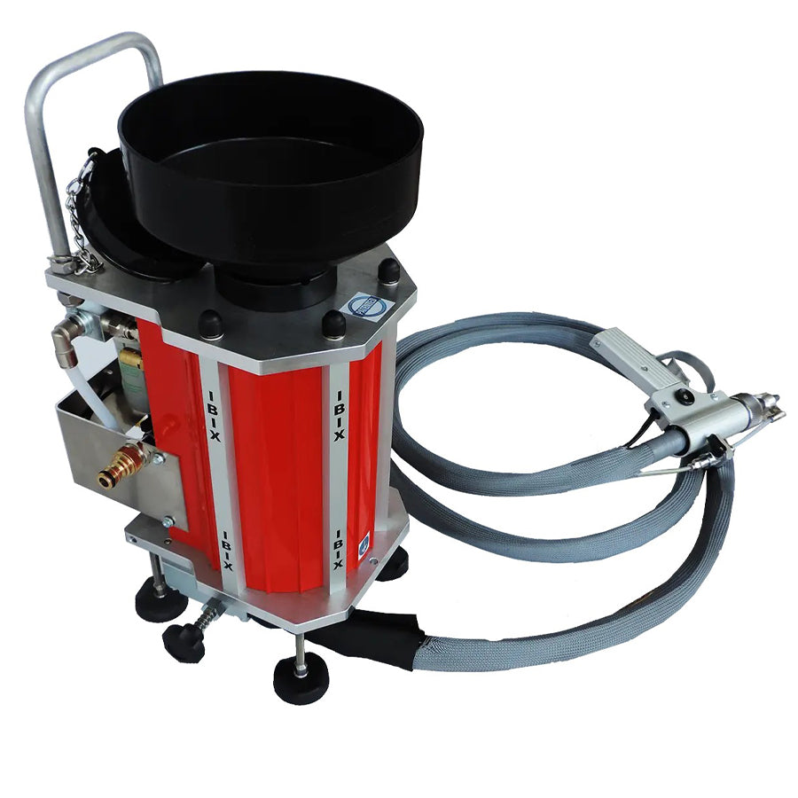 Appareil de sablage basse pression IBIX 3 Trilogy Plus, système de micro-sablage, capacité de 3 litres, pression de sablage de 0,2-7,5 bar, kit complet