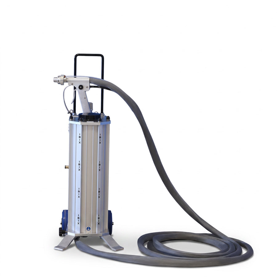 Appareil de sablage humide IBIX 9F/2, système de micro-sablage H2O, capacité de 9 litres, pression de sablage de 0,2-7,5 bar, kit complet