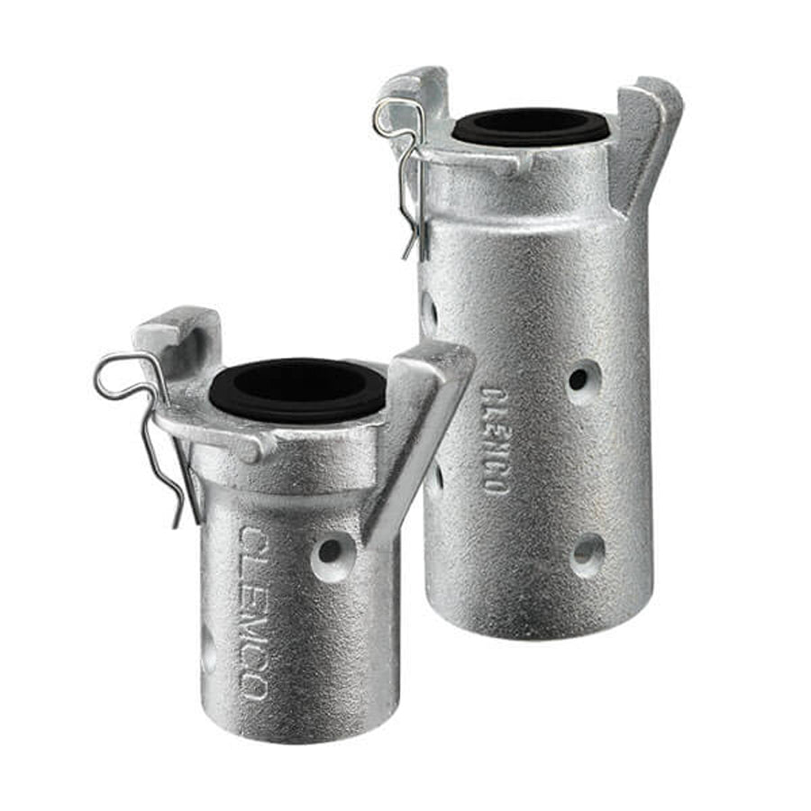 Raccordo per tubo di sabbiatura CQT con guarnizione e viti, in ghisa malleabile, per tubo di sabbiatura DE 39, 48, 56 e 60 mm