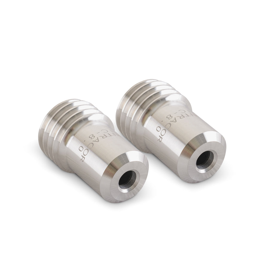 Ugello Venturi per sabbiatura NTC, carburo di tungsteno, corto, filettatura grossa da 25 mm, foro dell’ugello 3,5-8 mm