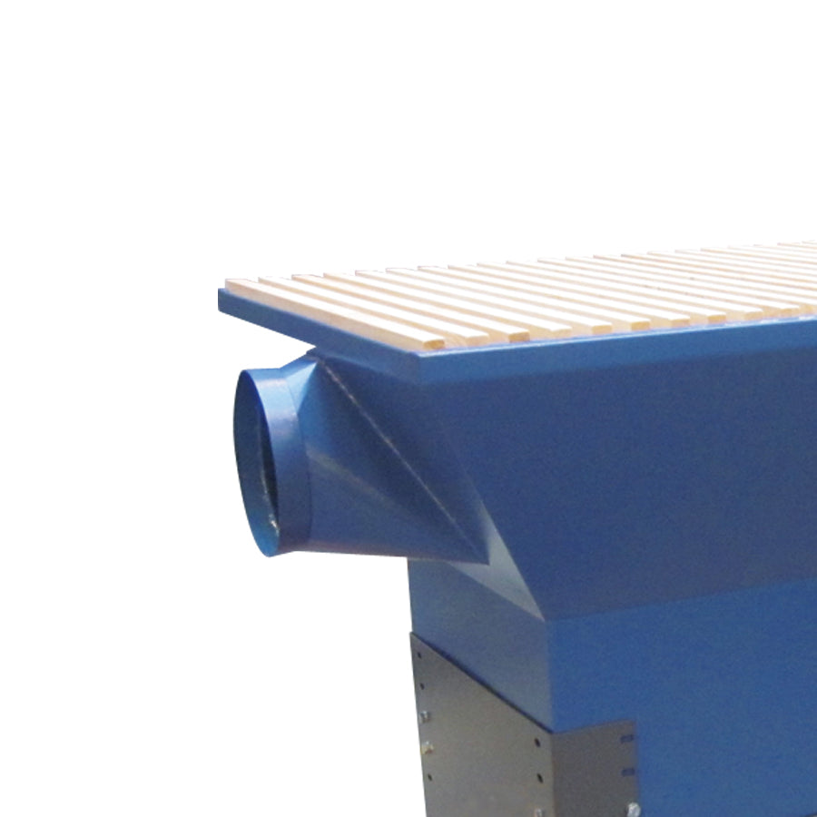 Table aspirante UBP, longueurs de 1.000-2.500 mm, largeur de 1.000 ou 1.250 mm, différents revêtements de table