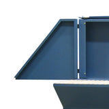 Tavolo aspirante UF-BS-ISO, pareti laterali e soffitto isolati, aspirazione supplementare attraverso la parete posteriore, larghezze 1.000-3.000 mm, profondità 1.000-1.250 mm, diversi piani del tavolo