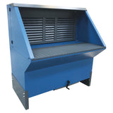 Ofsuugtisch UFPR-BS mat Ventilator souwéi Hannerwand mat Ofsuugung, Plafong a Säitenwänn, Bredde vun 1.000-3.000 mm, Déift 1.000 oder 1.250 mm