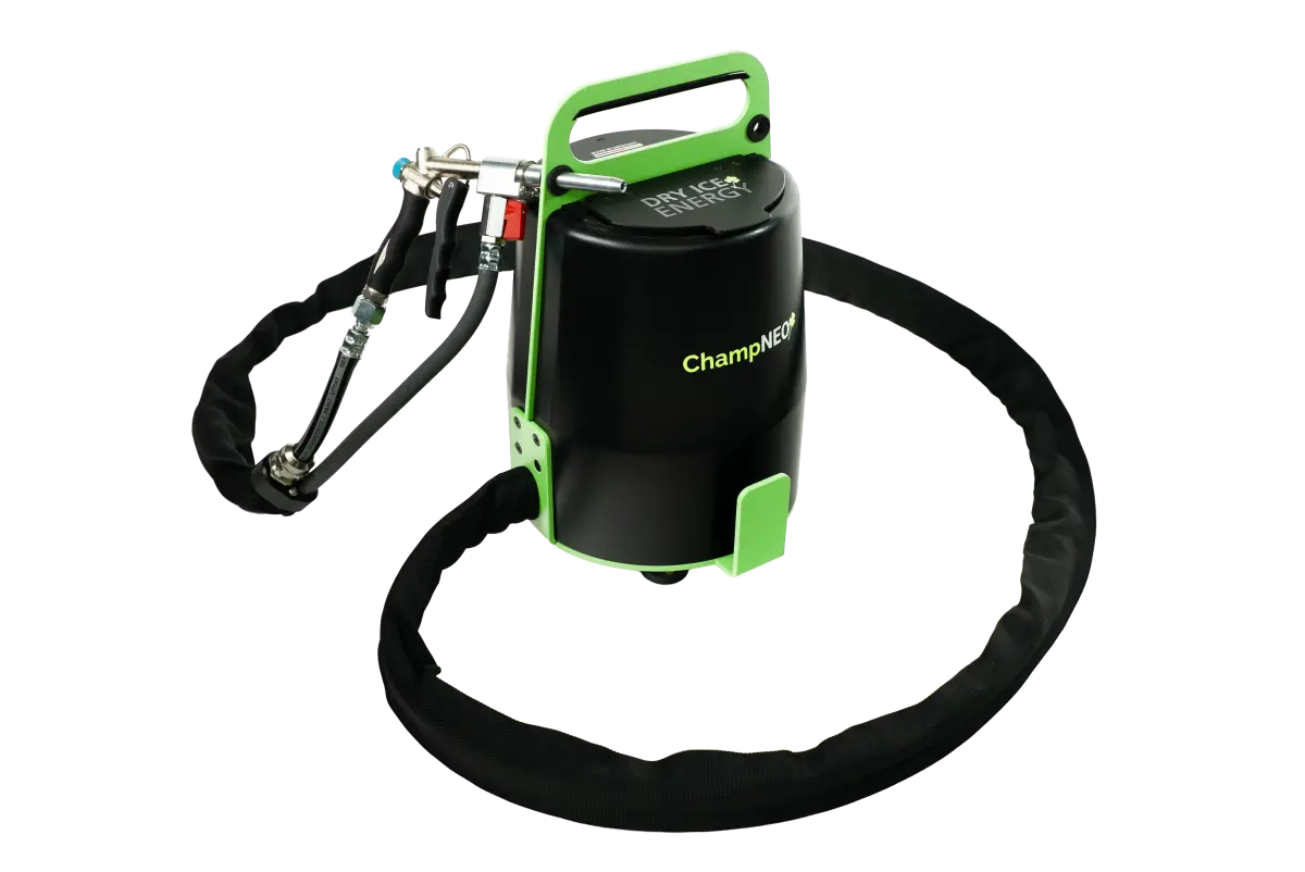 Dry Ice Energy Champ Neo Komplettgerät mit Strahlpistole und Schlauch