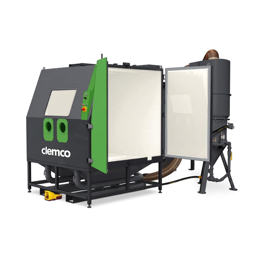 Saugstrahlkabinn BNP-601 mat 900 CFM cyclone, MBX-1500 Patronenfilter, 8 mm Borcarbiddüs