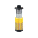 Drockluftfilter DFF-P, Grobfiltratioun, mat Filterelement, max. 16 bar Betribsdrock, Volumenstroum vun 1,2-36,0 m³/min