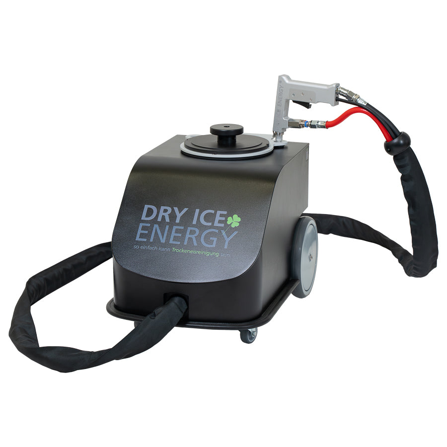 Machine de projection de glace carbonique Champ Basic, kit complet, pression de projection de 2-8 bar, besoin en air comprimé de 250-900 l/min