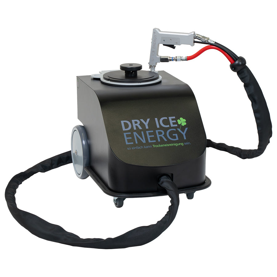 Machine de projection de glace carbonique Champ Basic, kit complet, pression de projection de 2-8 bar, besoin en air comprimé de 250-900 l/min