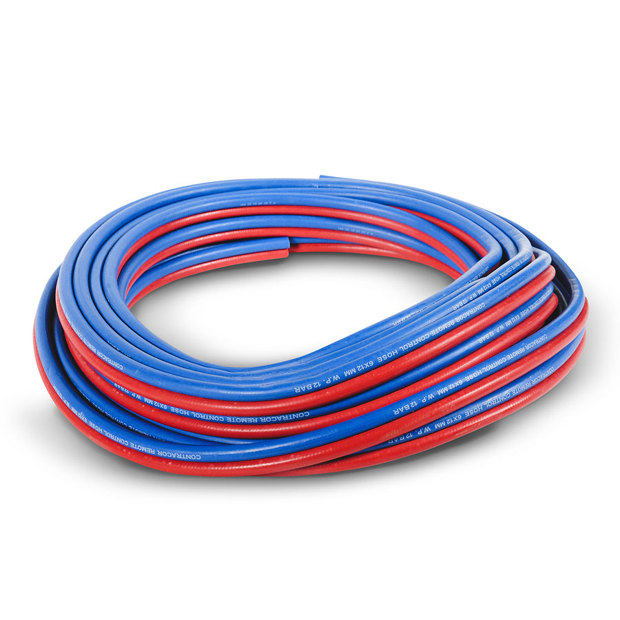 Tuyau de télécommande Twinline avec raccords, Ø intérieur 6 mm, longueurs 1*, 5, 20 et 40 m (*sans raccords)