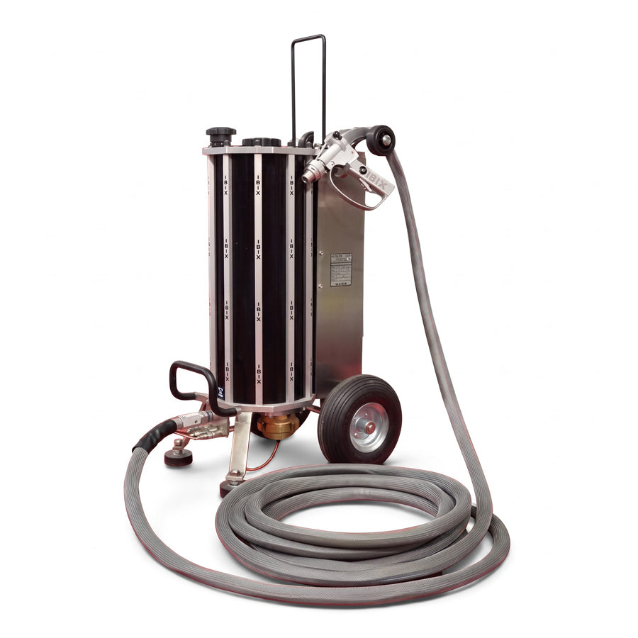 Appareil de sablage humide IBIX 25 Helios H2O, système de micro-sablage, capacité de 25 litres, pression de sablage de 0,2-7,5 bar, kit complet