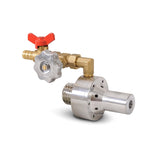 Fiicht-Strahldüs WBN-Mini, 25 mm Grobgewend, Wolframkarbid, Düsebuer 5-8 mm