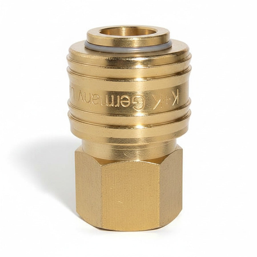Raccord à filetage intérieur DN 7.2, laiton MS 58, brut, max. PN 35, dimensions G 1/4"- G 1/2"