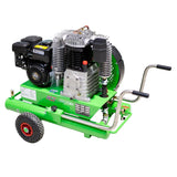Mobilní benzínový pístový kompresor CM 4 WL/HL, benzínový motor Worms EX21 nebo Honda GX200, 5,5 PS, 500 l/min, max. provozní tlak 7 bar