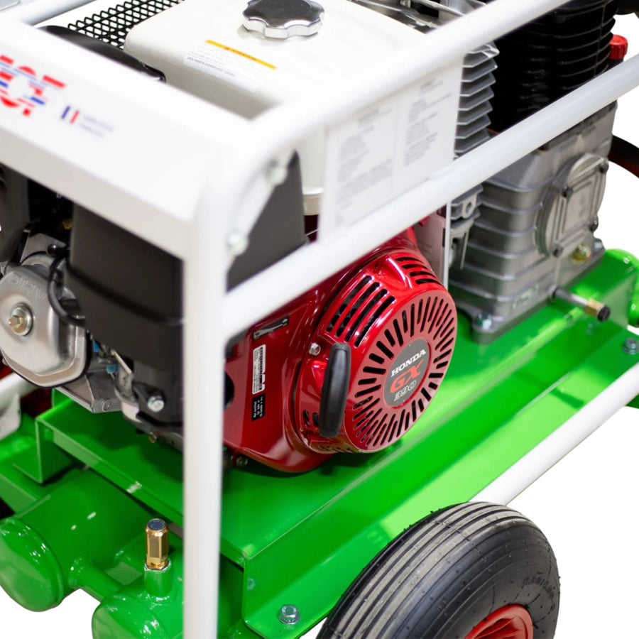 Mobiler Benzin Kolbenkompressor CM 7 WL/HL, Worms EX40 oder Honda GX340 Benzinmotor, 11 PS, 800 l/min, max. 7 bar Betriebsdruck