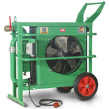 Refroidisseur d’air comprimé mobile DryBlast DBE, entraînement électrique, pression de service max. 12 bar, débit volumique max. 3-25 m³/min