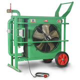 Refroidisseur d’air comprimé mobile DryBlast DBE, entraînement électrique, pression de service max. 12 bar, débit volumique max. 3-25 m³/min