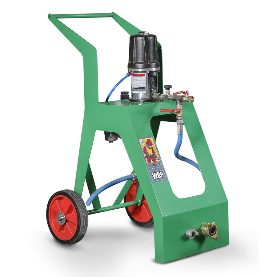 Čerpadlo pro mokré tryskání WBP, nerezové, pneumatické, max. 16 l/min, max. 5 bar, spotřeba stlačeného vzduchu 0,15 m³/min