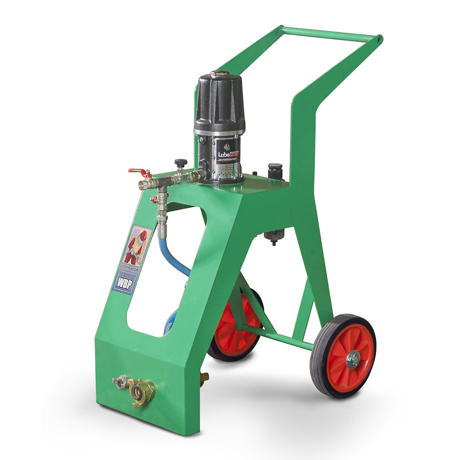 Čerpadlo pro mokré tryskání WBP, nerezové, pneumatické, max. 16 l/min, max. 5 bar, spotřeba stlačeného vzduchu 0,15 m³/min