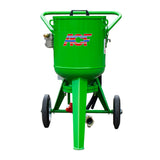 Sableuse basse pression Calao, capacité de 24 ou 50 litres, pression de projection de 1,5-7 bar, également disponible en kit complet avec compresseur