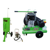 Appareil de sablage basse pression Colibri, capacité de 8 litres, pression de sablage de 0,5-7 bar, également disponible en kit complet avec compresseur