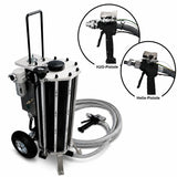 Niederdruckstrahlgerät IBIX 25 Phönix Feinstrahlsystem, 25 Liter Fassungsvermögen, 0,2-7,5 bar Strahldruck, Komplettset