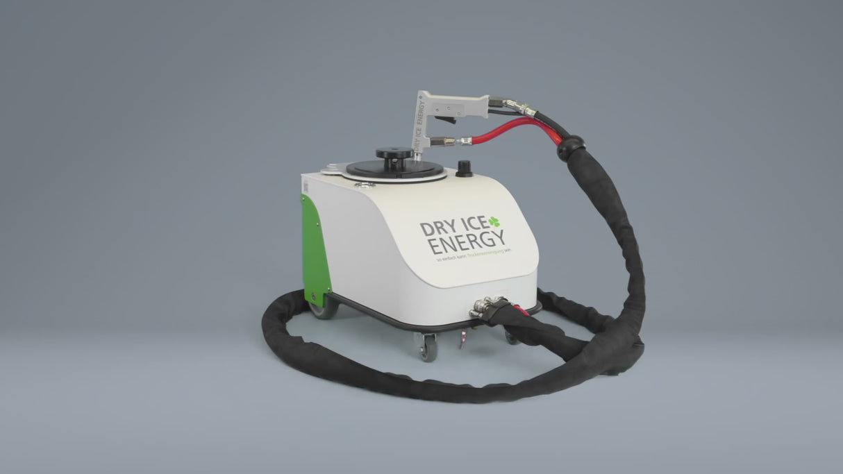 Trockeneisstrahlgerät "Champ Vario" mit Regulierung der Trockeneismenge, Komplettset, Strahldruck 1-10 bar, Druckluftbedarf 300-1.600 l/min