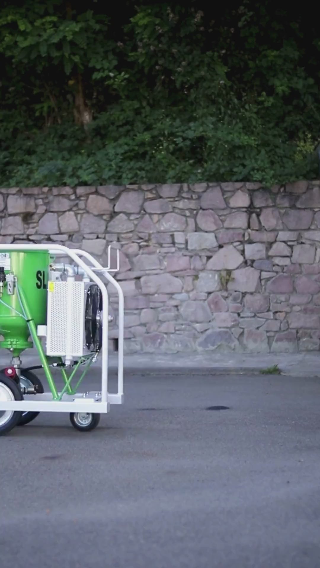 Lavtryksblæseapparat SL 58 komplet, 50 liters kapacitet, 0,1-7 bar blæsetryk, med integreret køletørrer