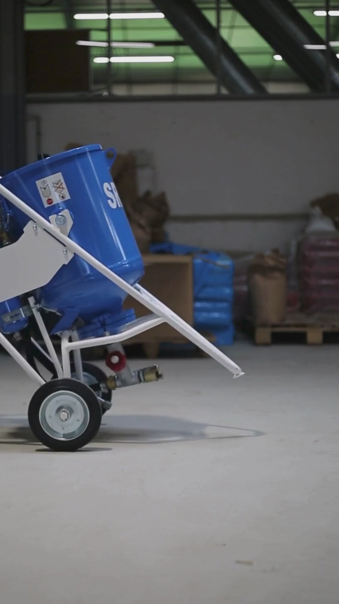 Blæsekedel SR, 50 eller 90 liter, meget robust udførelse, også som komplet sæt med beskyttelsesudstyr