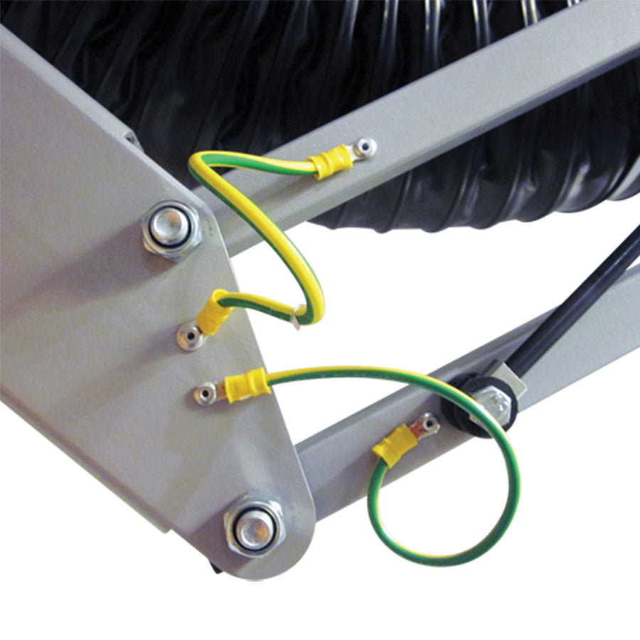 Absaugarm LGF-A für ATEX Zone 21/1 (2D/2G) mit Wandbeschlag, Drehgelenk und direkter Schlauchverbindung, Schlauch S9-A Ø 80-160 mm, Längen von 1-9 m
