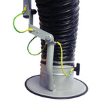 Absaugarm LGF-A für ATEX Zone 21/1 (2D/2G) mit Wandbeschlag, Drehgelenk und direkter Schlauchverbindung, Schlauch S9-A Ø 80-160 mm, Längen von 1-9 m