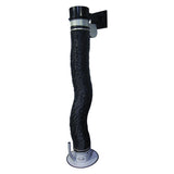 Bras d’aspiration TGI avec fixation murale, rotation à 360°, tiges intérieures, tuyau S10 Ø 160 mm, longueurs de 2-7 m
