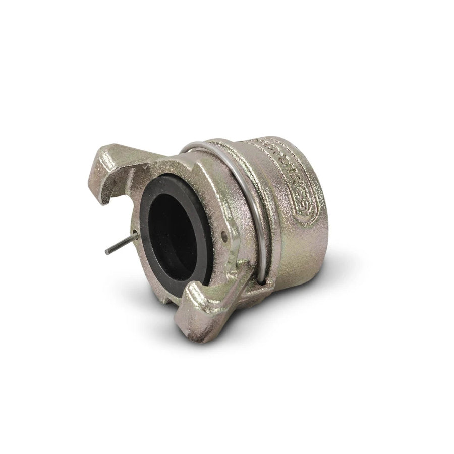Smėliavimo žarnos jungtis CFT Blastlock, iš kaliojo ketaus, su vidiniu sriegiu 1/2", 1 1/4" ir 1 1/2"