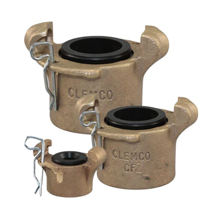 Raccord de tuyau de sablage CFB, en bronze, filetage intérieur (filetage fin) 1/2", 1 1/4" et 1 1/2"