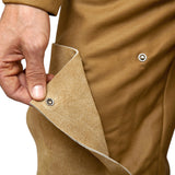 Tuta per sabbiatura 605, in pelle, con protezioni in pelle per le gambe, nelle taglie 48-60