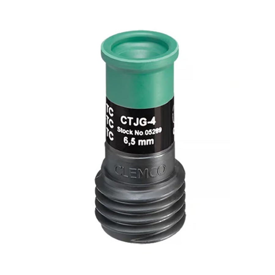 Venturistralldüs CTJG Clemlast, Wolframcarbid, kuerz, 50 mm Grobgewënn, Düsebuerung 4,8-12,5 mm