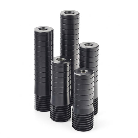 Buse de sablage Venturi FBN, carbure de tungstène, longue, filetage grossier de 50 mm, alésage de buse 5-19 mm
