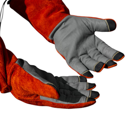 Sandblæserhandsker Blastsafe™ HERO, læder, størrelse 8 (M)-12 (XXXL)