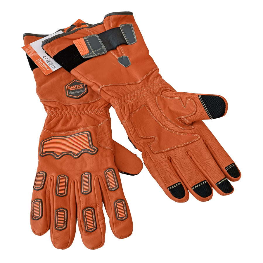Sandstrahlhandschuesch Blastsafe™ IRONGRIP, Lieder, Gréisst 8 (M)-12 (XXXL)