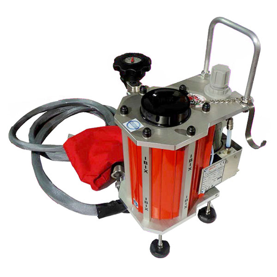 Appareil de sablage basse pression IBIX 3 Trilogy Plus, système de micro-sablage, capacité de 3 litres, pression de sablage de 0,2-7,5 bar, kit complet