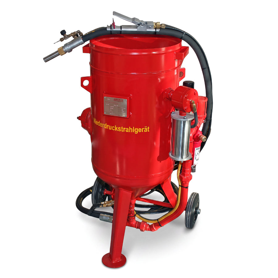 Appareil de sablage basse pression de 60 litres avec tête de sablage à vortex, kit complet