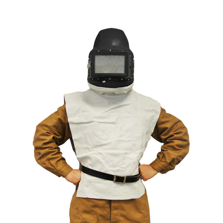 Casque de sablage C4-Plus avec cape et vanne de régulation, différentes variantes