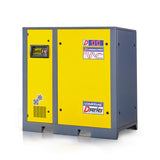 Compressore a vite serie DV, trasmissione diretta 1:1, regolazione della velocità, potenza di azionamento 11 kW, portata volumetrica 1,3/1,5 m³/min, pressione di esercizio max. 8/10 bar